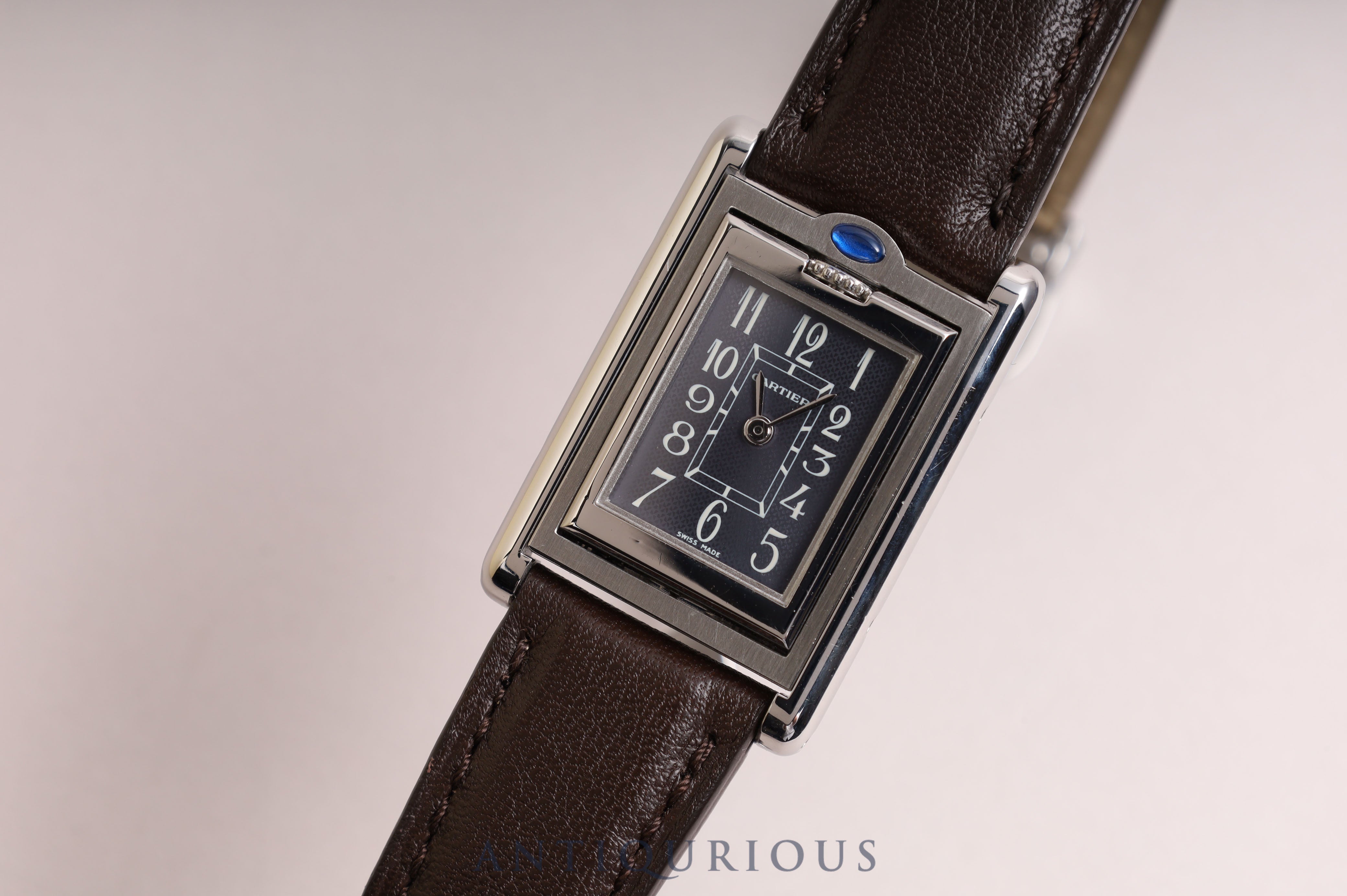 CARTIER Tank Basculant SM QZ W1016830 Complete service completed in June 2022