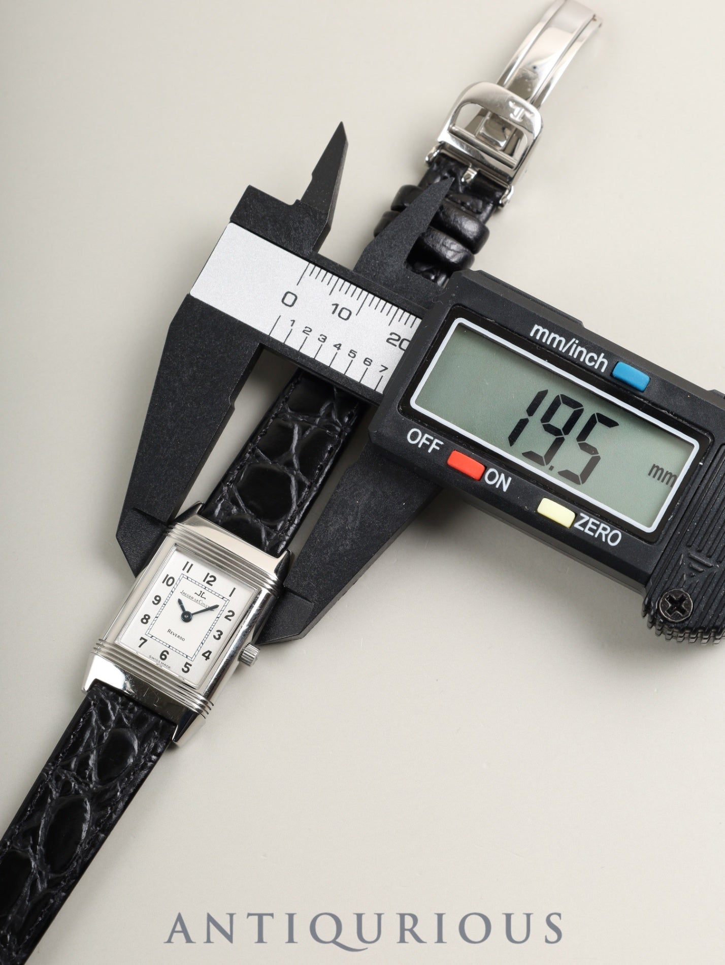 ジャガー・ルクルト レベルソ レディ 260.8.86 / Q2608420 Cal.864/1 手巻き SS 革 純正バックル（SS）シルバーアラビア文字盤（裏彫りあり / M）オーバーホール済み