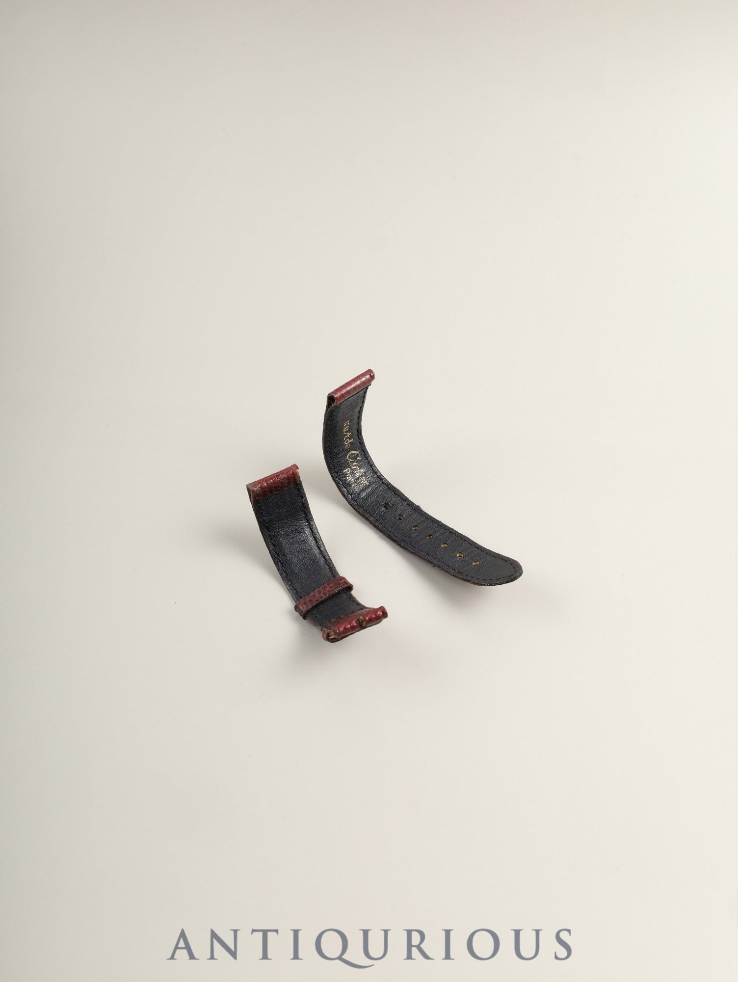 Cartier Must Tank SM Manual Winding Caliber 78-1 SV925 Leather Genuine Buckle (GP) Garnet Dial Bordeaux Dial (SWISS Marking) Box Booklet Genuine Leather Strap Warranty (1982) Overhauled