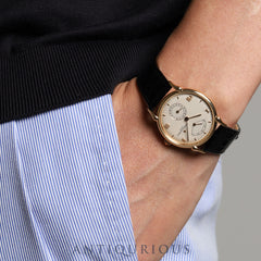 Vacheron Constantin Tour de Ile 48100/000R-3 Automatic Caliber 1190 750PG Leather Strap with Genuine Buckle (750PG) Ivory Dial Overhauled