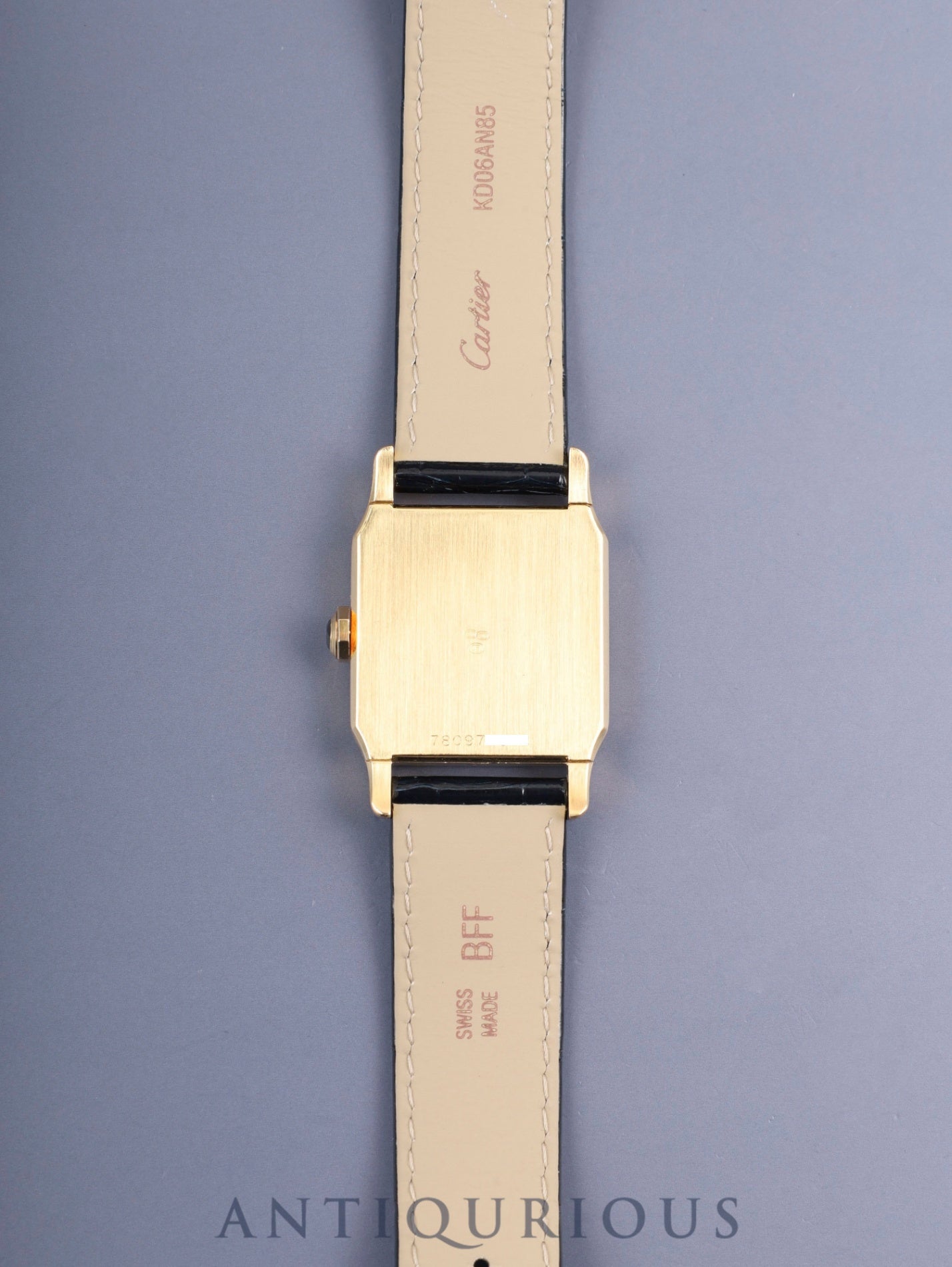Cartier Santos Dumont LM 81720800 / 7809 Manual winding Cal.2512 750YG Original leather strap Original pin buckle (GP) White Roman dial (PARIS notation) Box Overhauled