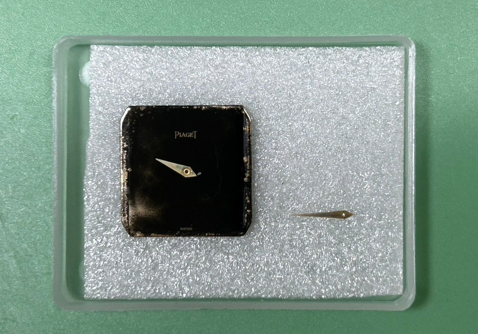 ピアジェ プロトコール 9154 手巻き Cal.9P2 750 革 純正尾錠（750） ブラック文字盤 オーバーホール済み