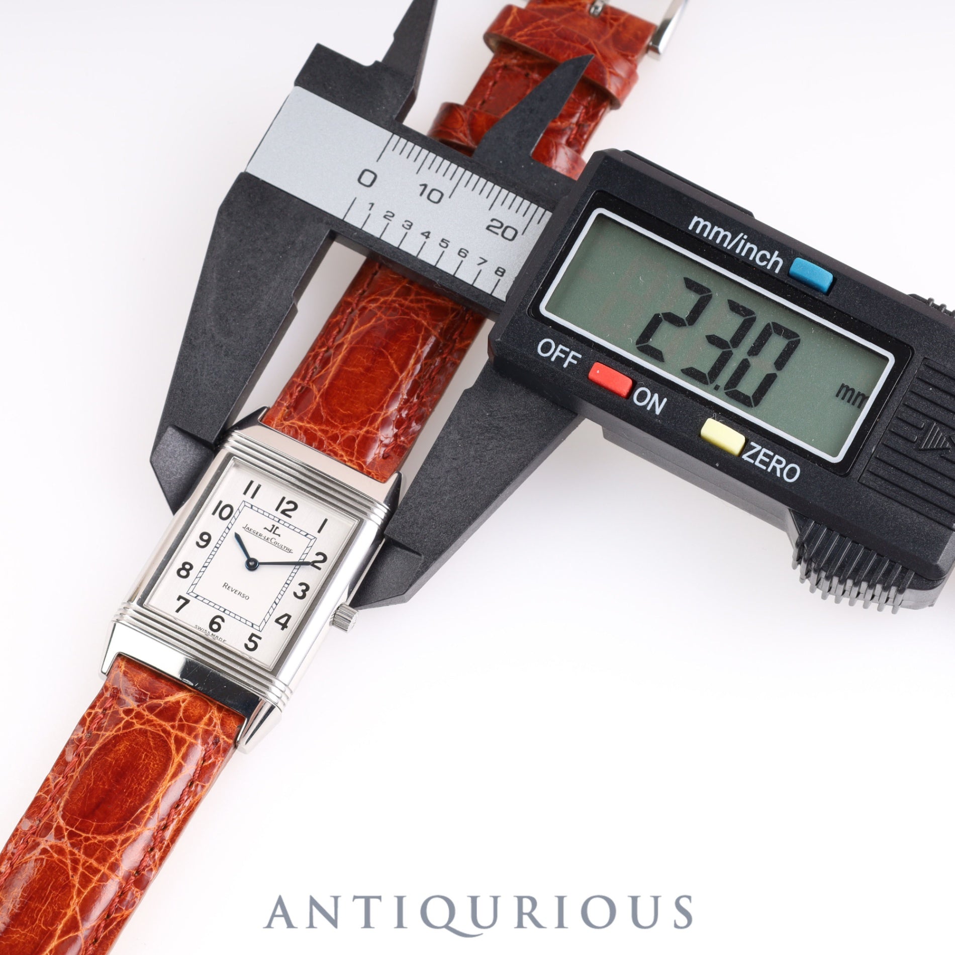 JAEGER LECOULTRE ジャガー・ルクルト REVERSO CLASSIC レベルソクラシック 250.8.86/Q2508420 手巻き Cal.846/1 SS 革 純正尾錠 シルバー文字盤 箱 保証書（1997年）