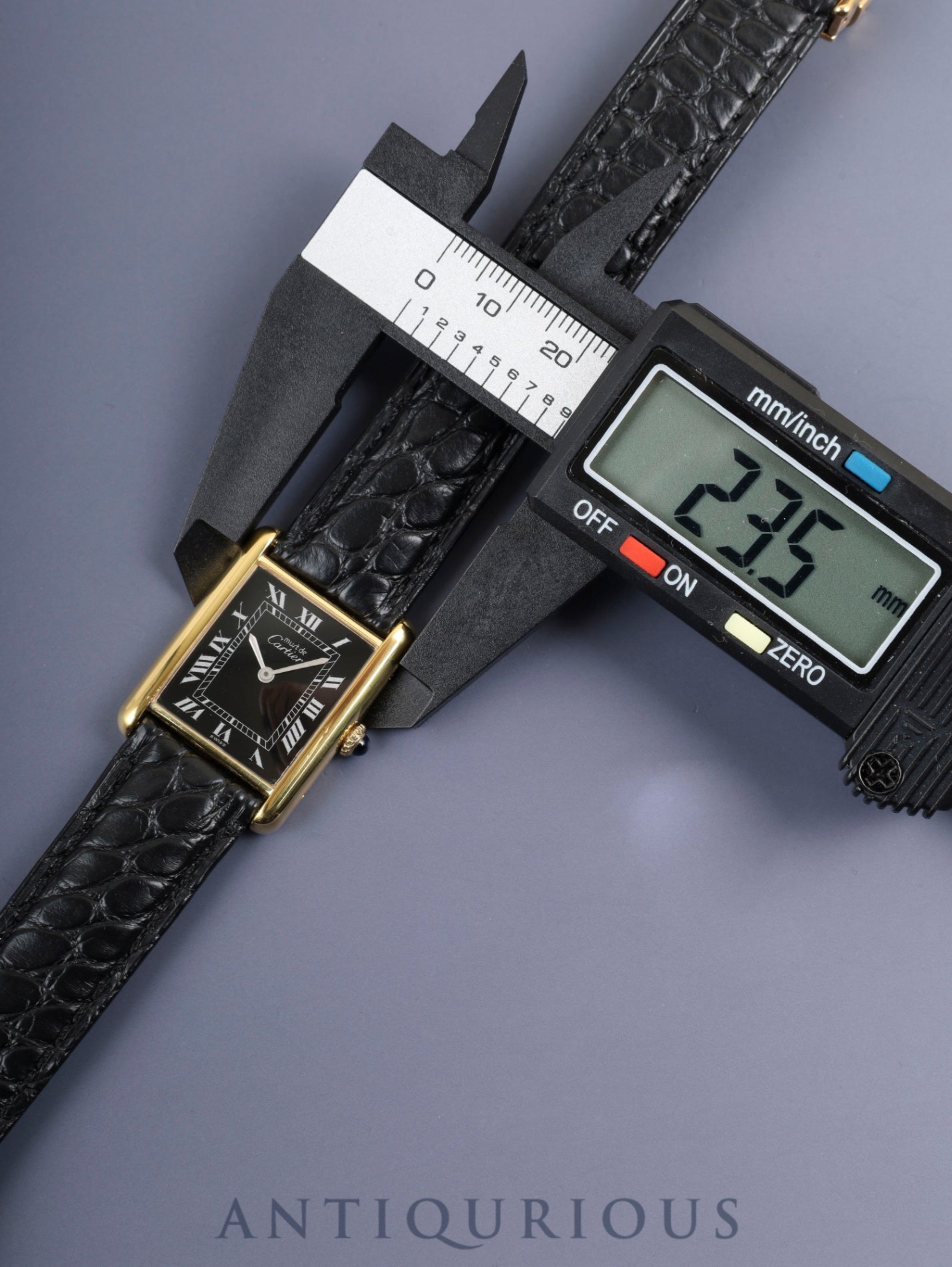 カルティエ マストタンク LM 手巻き Cal.78-1 SV925 純正革ベルト 純正