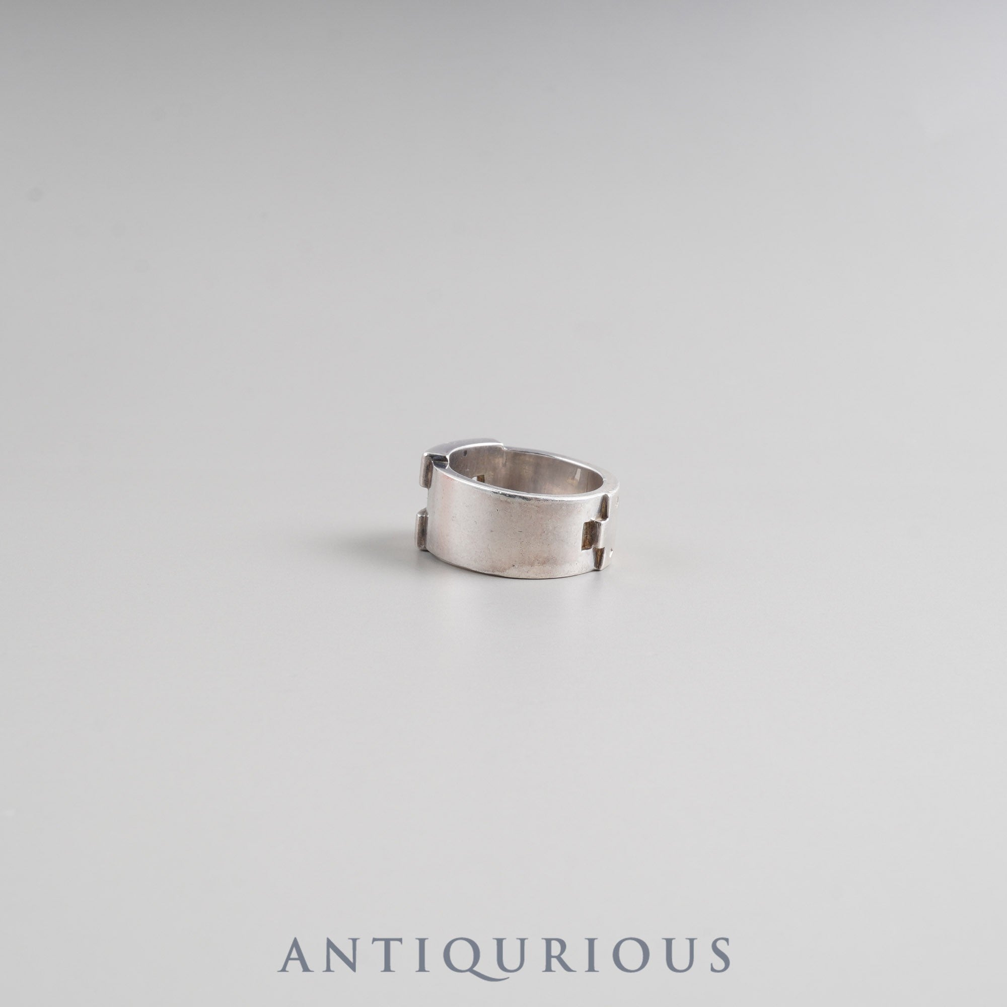 Hermes Hercules Ring, SV925, #52, Approx. Size 11, Box