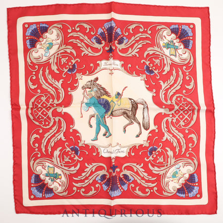 Hermes Scarf Carre 45 CHEVAL JURC SILK 100%