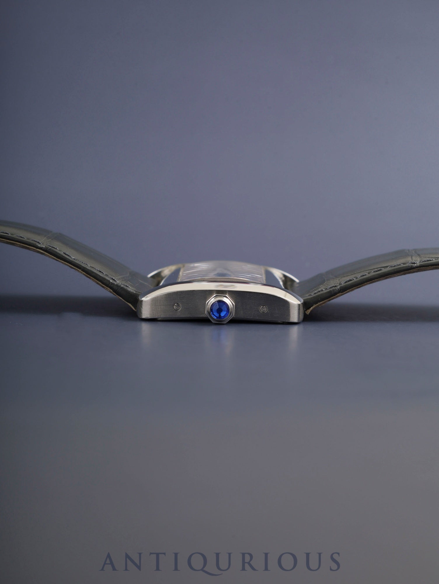 カルティエ タンク ディヴァン LM W6300655 / 2600 クォーツ Cal.690 SS 純正革ベルト 純正ピンバックル（SS） シルバーローマン文字盤 オーバーホール済み