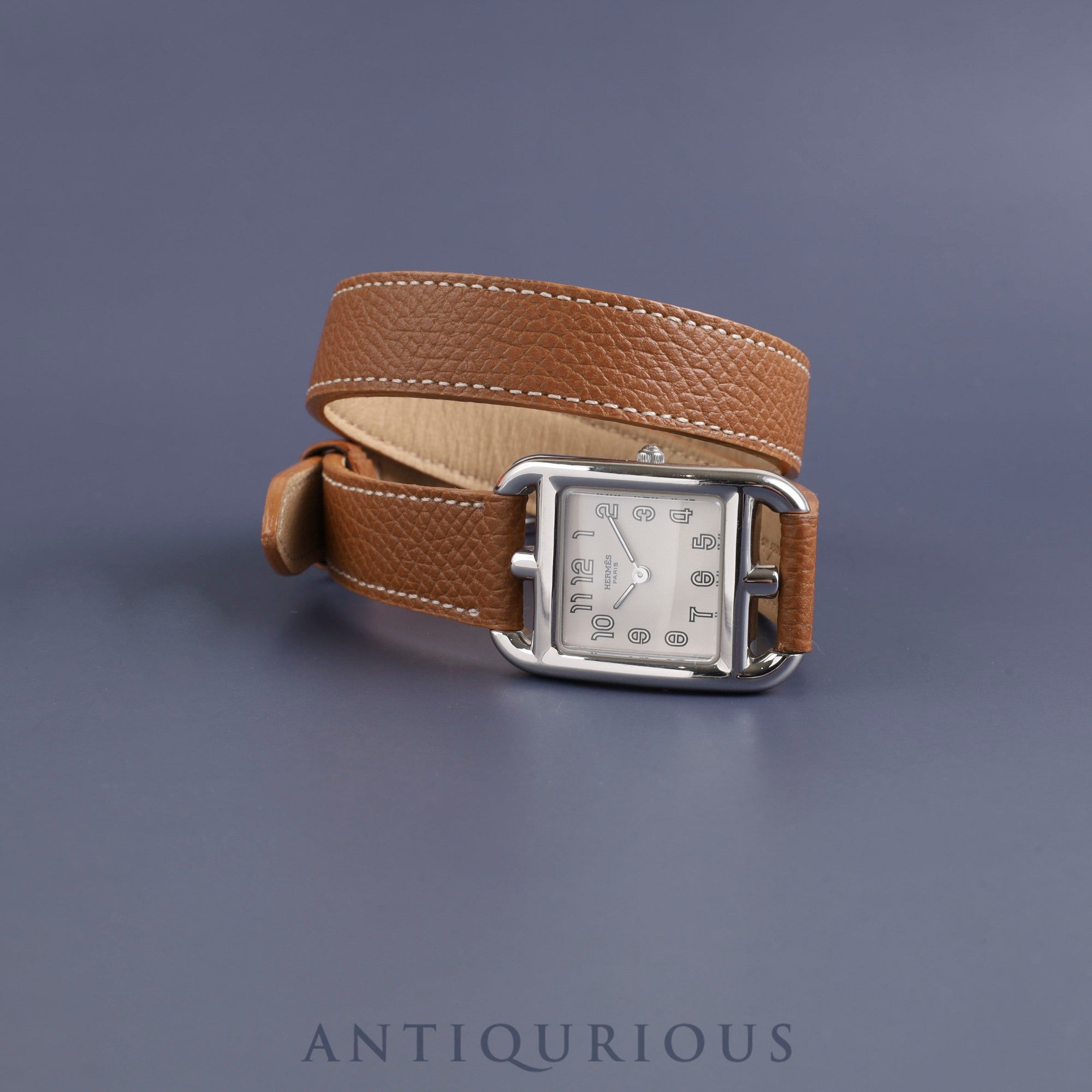 Hermes Cape Cod CC1.210 Quartz Cal.976.001 SS Leather Genuine Buckle (SS) White Dial 23 x 33mm Box (watch base missing) Warranty (no date written) Genuine leather strap Overhauled