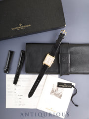 Vacheron Constantin Historiques Cabinotiers 91001/000J-8389 Manual winding Cal.1017 750YG Leather Original pin buckle (750YG) Ivory dial (SWISSMADE / σ dial) Box Warranty (undated) Case Booklet Original leather strap Overhauled