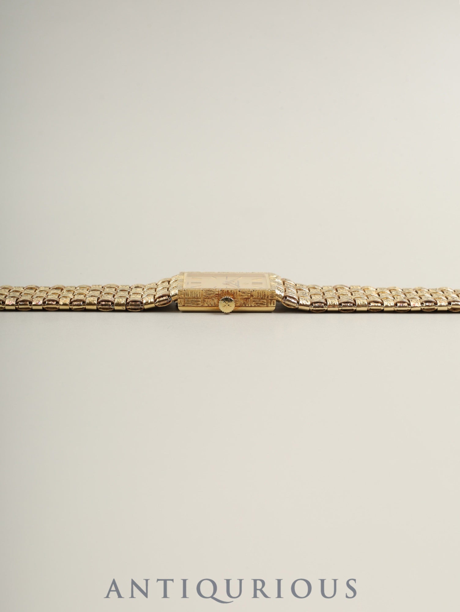 Vacheron Constantin Mesh d'Or 33030 Manual Winding Cal.1052 750YG 750YG Champagne Dial Overhauled