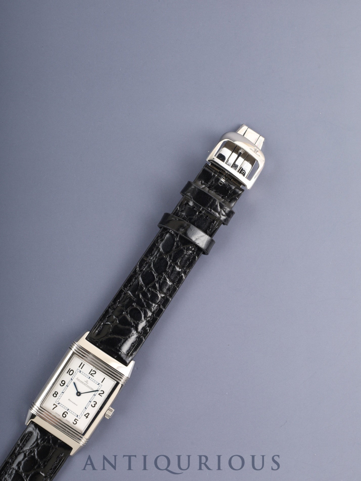 ジャガー・ルクルト レベルソ クラシック 252.8.86 / Q2508410 手巻き Cal.846/1 SS 革 純正バックル（SS） シルバーアラビア文字盤 オーバーホール済み