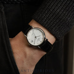 アイダブリュシー ポートフィノ IW351320 自動巻き Cal.30120 SS 純正革ベルト 純正尾錠（SS） ホワイト文字盤 冊子 クロス オーバーホール済み