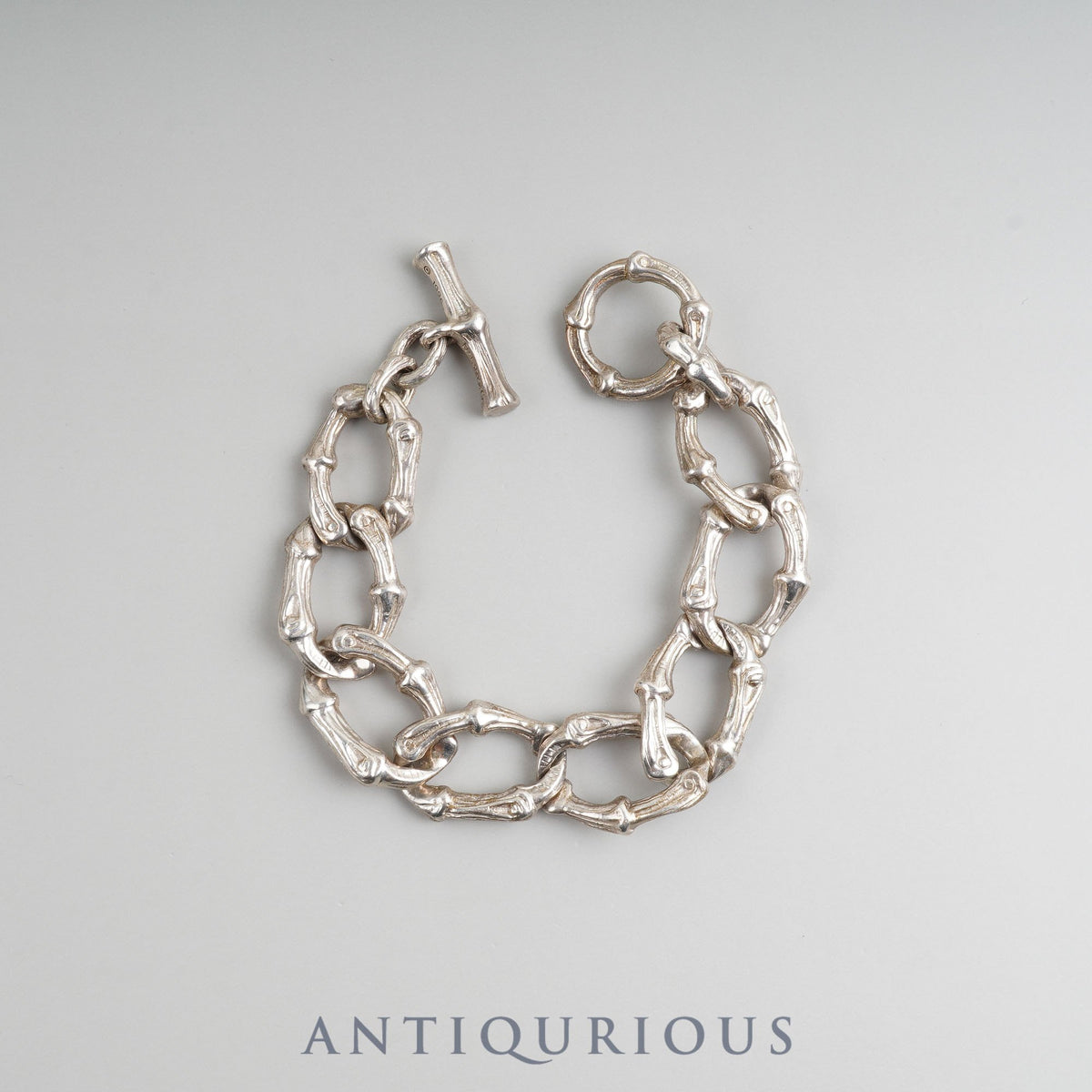 Tiffany bracelet with bamboo toggles in sterling silver