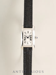 Cartier Tank Américaine Mini WSTA0032/4056 Quartz SS leather original pin buckle (SS) silver Roman dial (SWISS MADE) Box, booklet, warranty card (2018), complete service at Cartier boutique on 2025/2/18