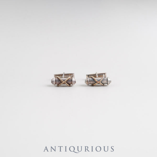 ティファニー カフリンクス シグネチャー コンビ SV925/750