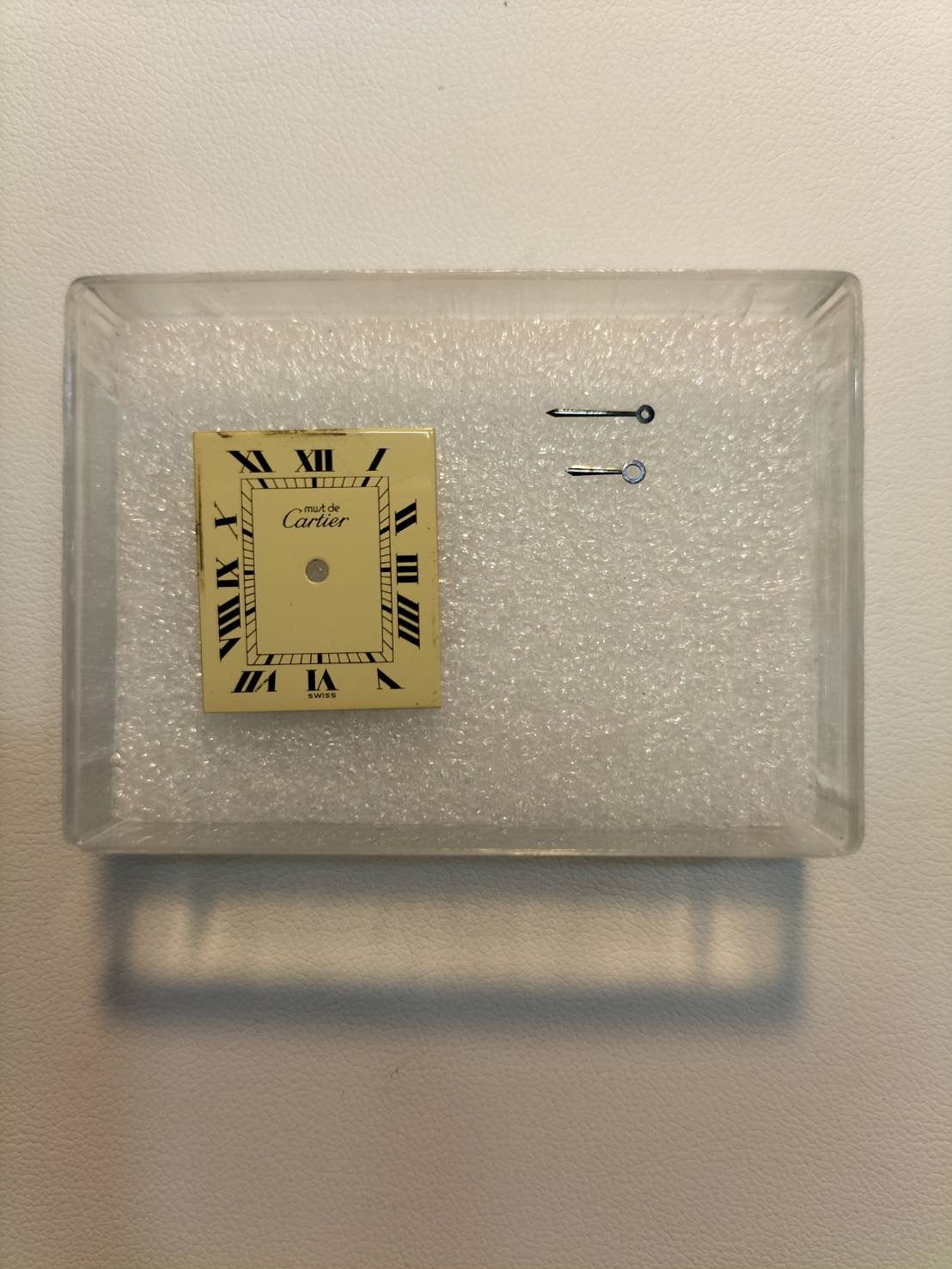 カルティエ マストタンク LM 6 手巻き Cal.78-1 SV925 革 純正ピンバックル（GP）アイボリー文字盤（SWISS表記） オーバーホール済み 新品仕上げ済み