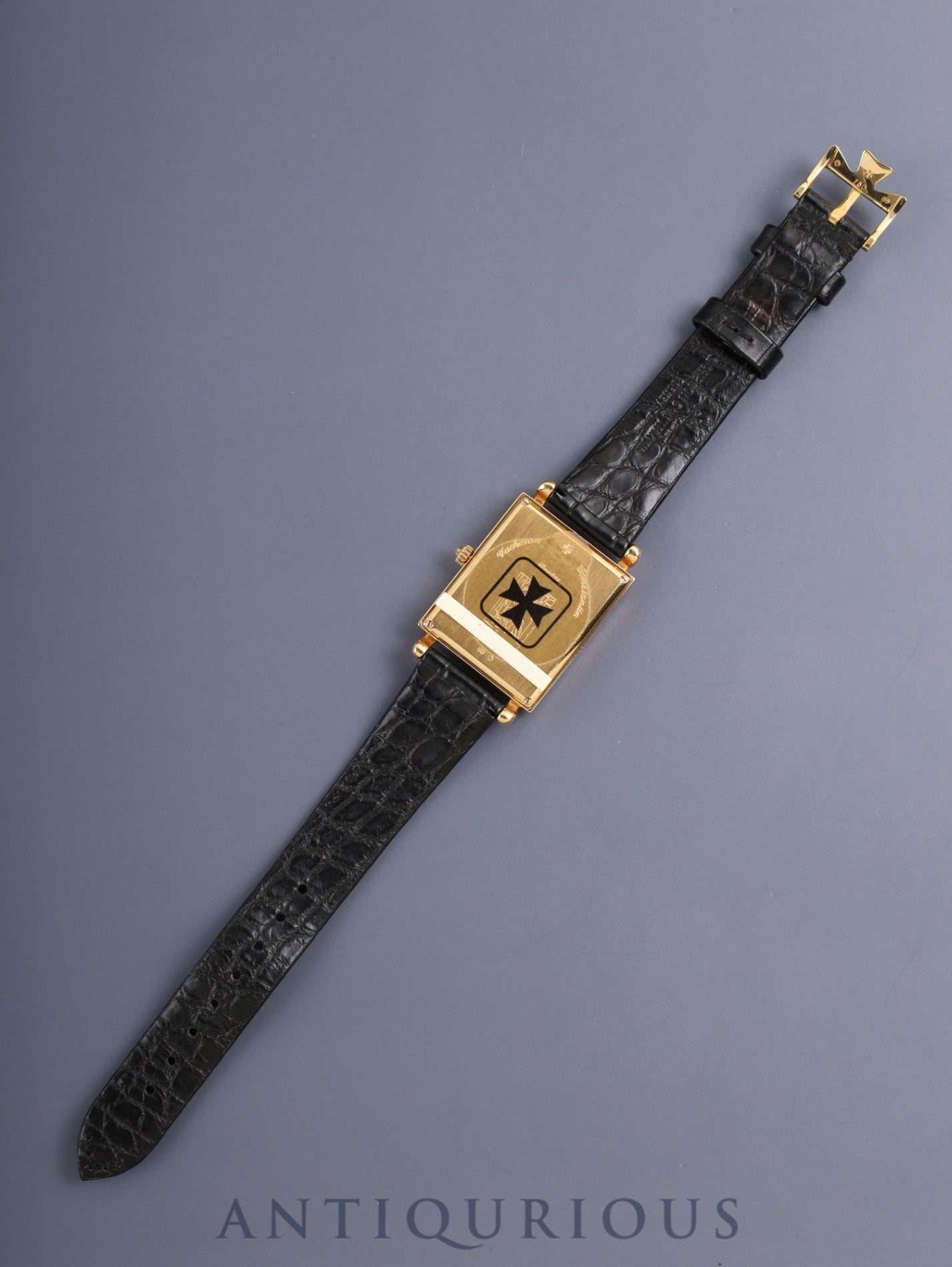 ヴァシュロン・コンスタンタン ヒストリーク キャビノチェ 91001/000G-7 手巻き Cal.1017 750YG 純正革ベルト 純正ピンバックル（750YG） アイボリー文字盤（σダイアル）箱 保証書（2006年） ケース 冊子  オーバーホール済み