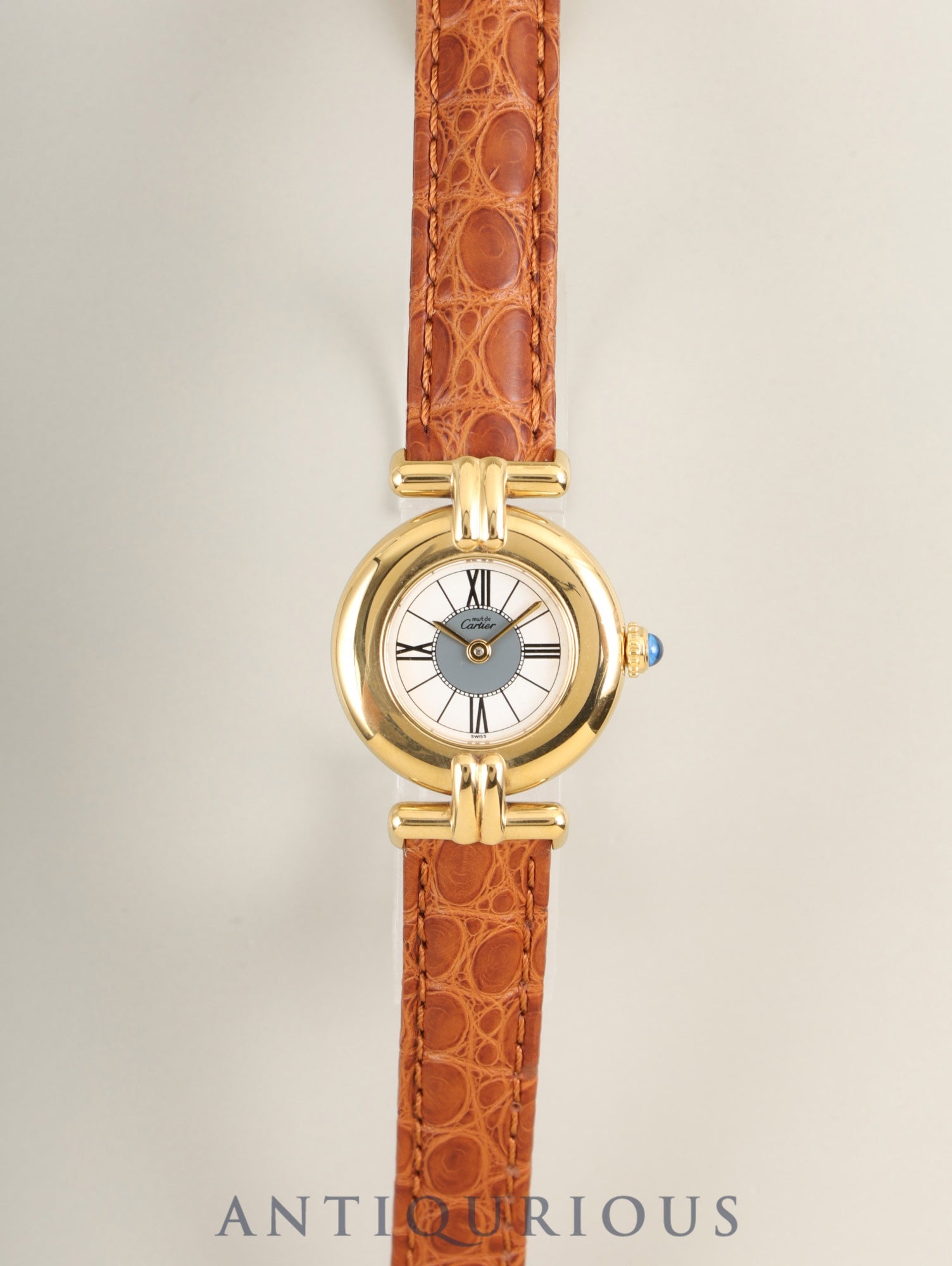 カルティエ マストコリゼ W1006654 / 590002 クォーツ Cal.90 SV925 革