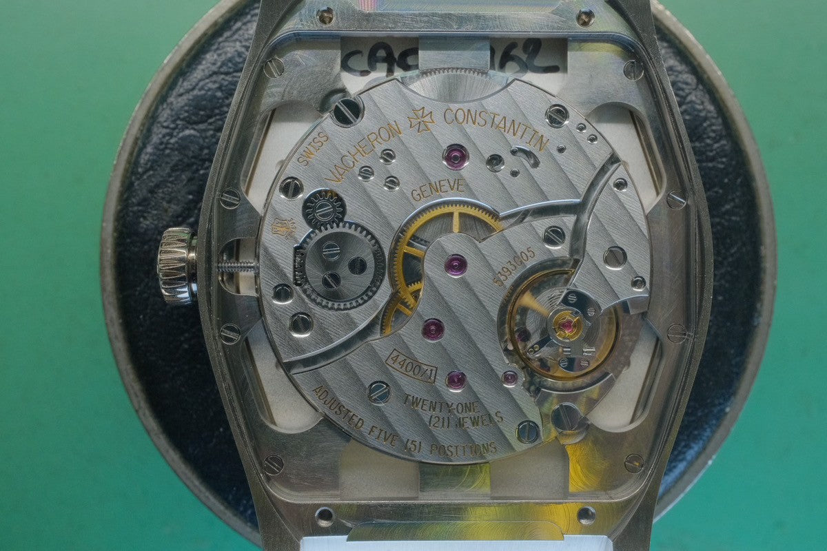 ヴァシュロン・コンスタンタン マルタ X82G7753 82230/000G-9962 手巻き Cal.4400/1 18K/WG 純正革ベルト 純正尾錠（Au750）ホワイト文字盤 保証書（2022年）  箱 冊子 USB タグ オーバーホール済み