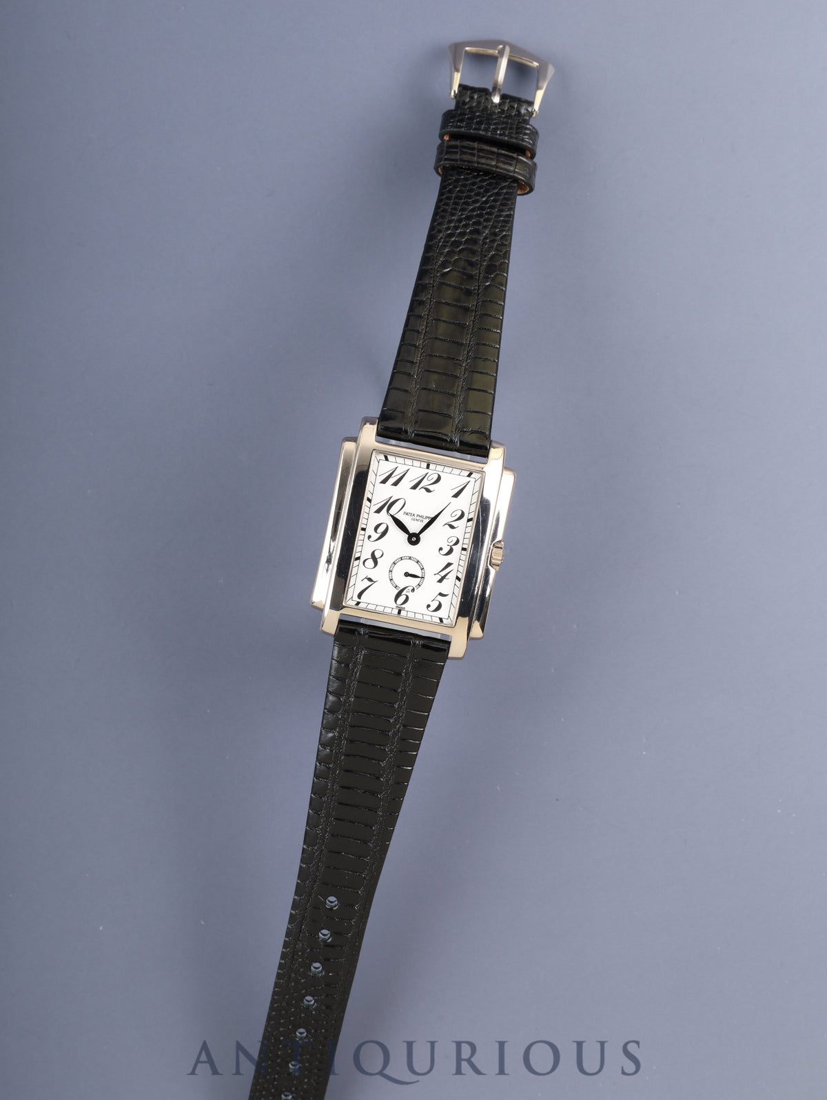パテック・フィリップ ゴンドーロ 5024G-010 手巻き Cal.215 750WG 革 純正ピンバックル（750WG）ホワイト文字盤 オーバーホール済み