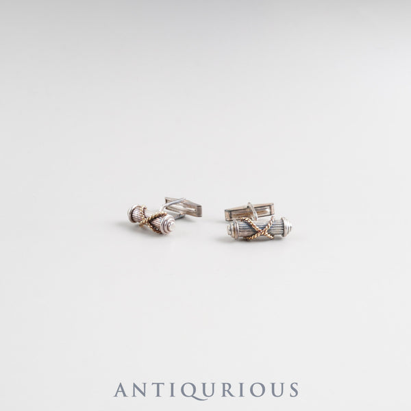 ティファニー カフリンクス シグネチャー コンビ SV925/750