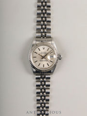 ロレックス デイトジャスト 69174 レディ 自動巻き  Cal.2135 SS/WG SS シルバー文字盤 N番（1991年） オーバーホール済み