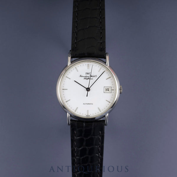 アイダブリュシー ポートフィノ IW351324 自動巻き Cal.C.37521  SS 革 純正尾錠 （SS） ホワイト文字盤 オーバーホール済み IWC