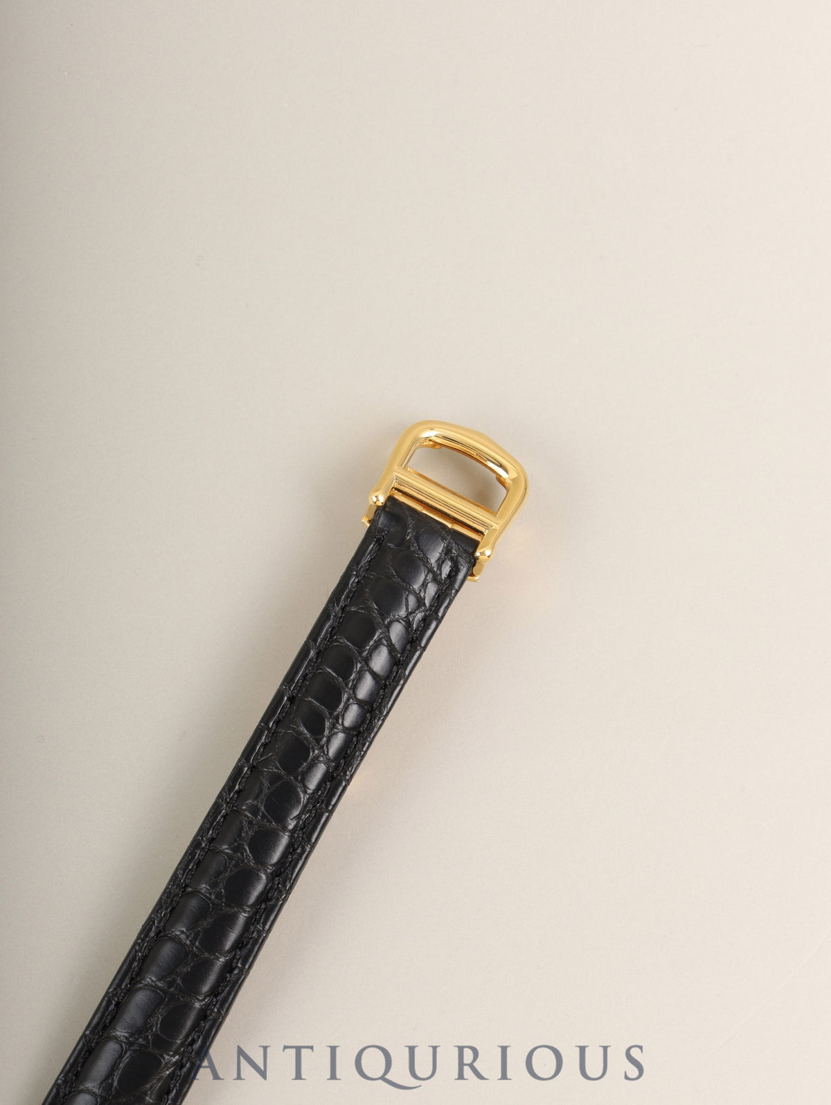 Cartier Must Vendome VLC SM 590004 Quartz Cal.90 SV925 Leather Genuine D-buckle (GP) Ivory Roman Dial (SWISS marking) Overhauled