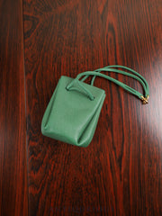 Hermès Pouch Vespa Courchevel Green Leather (〇W stamp: 1993) GP