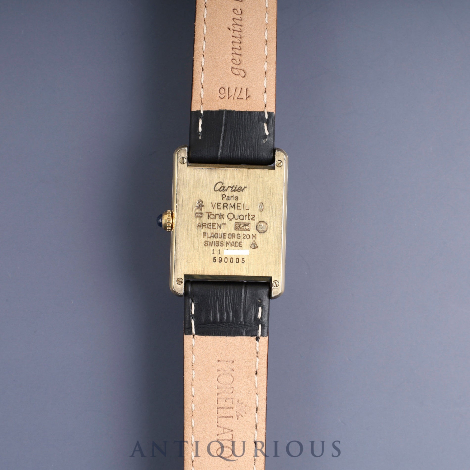 美品　カルティエ　Cartier マストタンクLM 590005 クオーツ CARTIER LM MUST DE TANK REF.590005 – TIMEANAGRAM