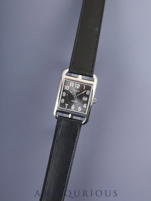 エルメス ケープコッド CC1.710 自動巻き Cal.- SS 革 純正尾錠（SS）グレーアラビア文字盤 保証書 エルメスにてにてコンプリートサービス済み