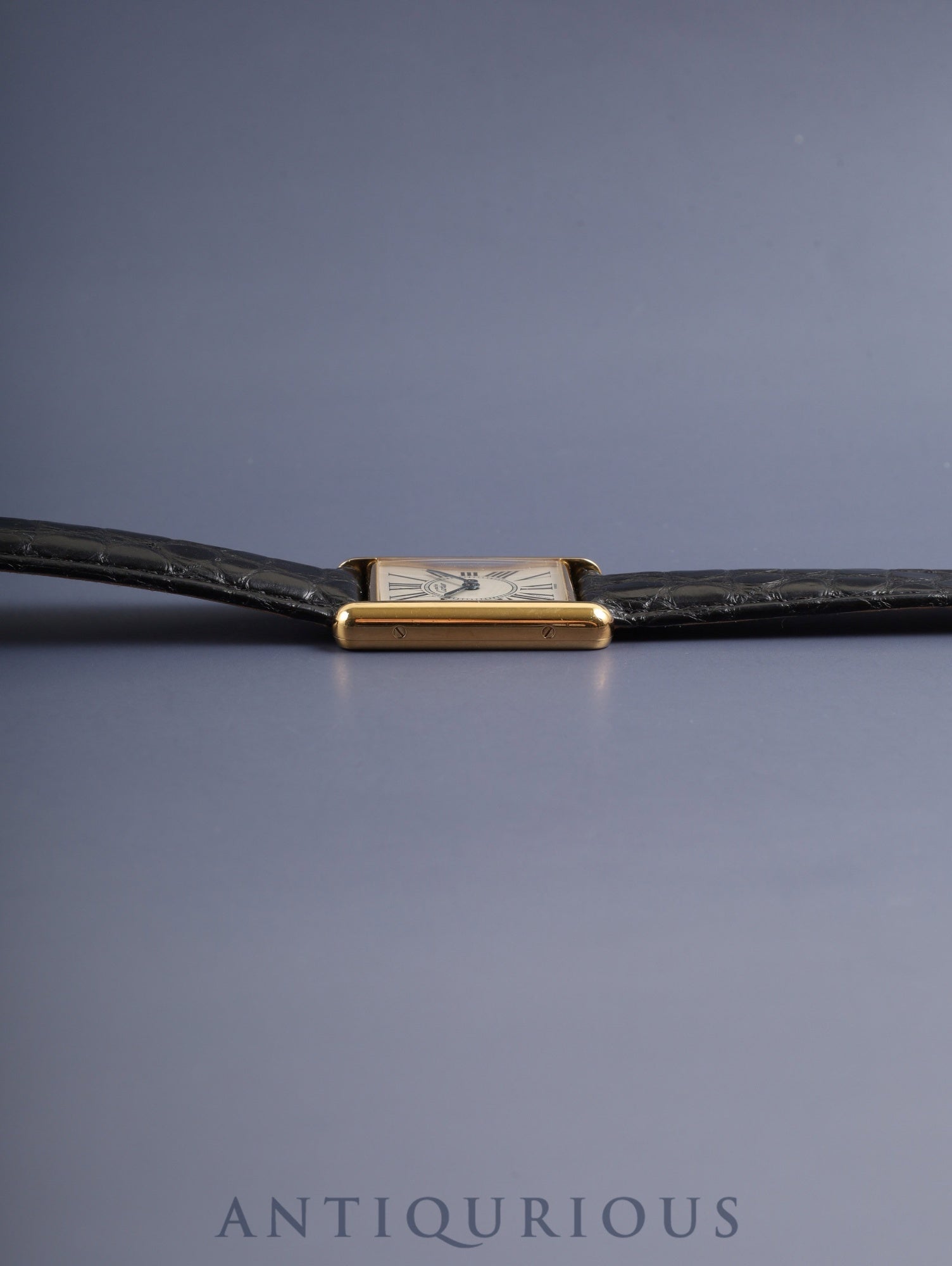 カルティエ マストタンク LM W1005654 / 590005 クォーツ Cal.690 SV925 革 純正Dバックル（GP）オパラン文字盤（SWISS表記）箱 冊子 保証書（1994年）オーバーホール済み