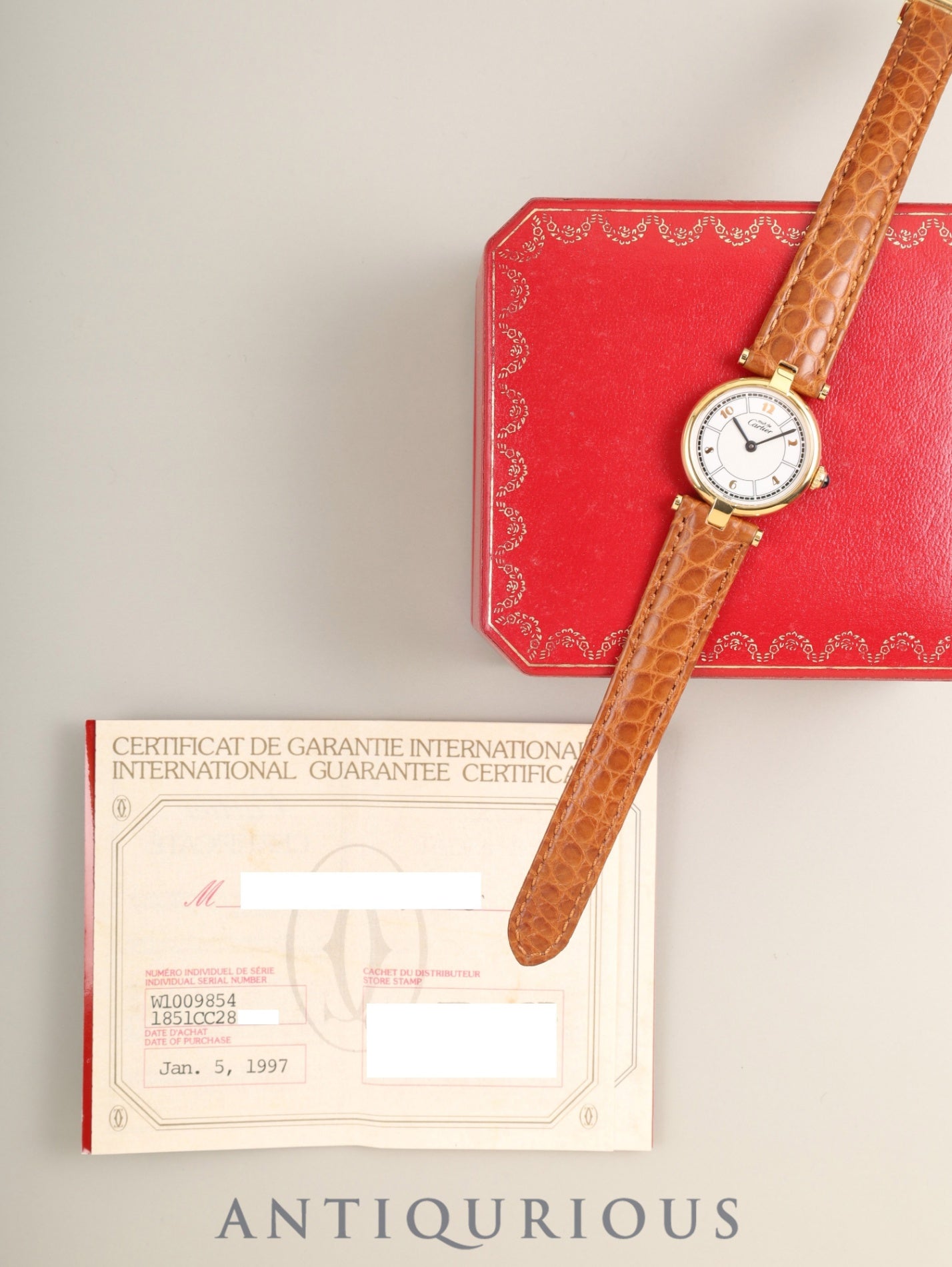 カルティエ ヴァンドームの腕時計（CARTIER） | 東京銀座の