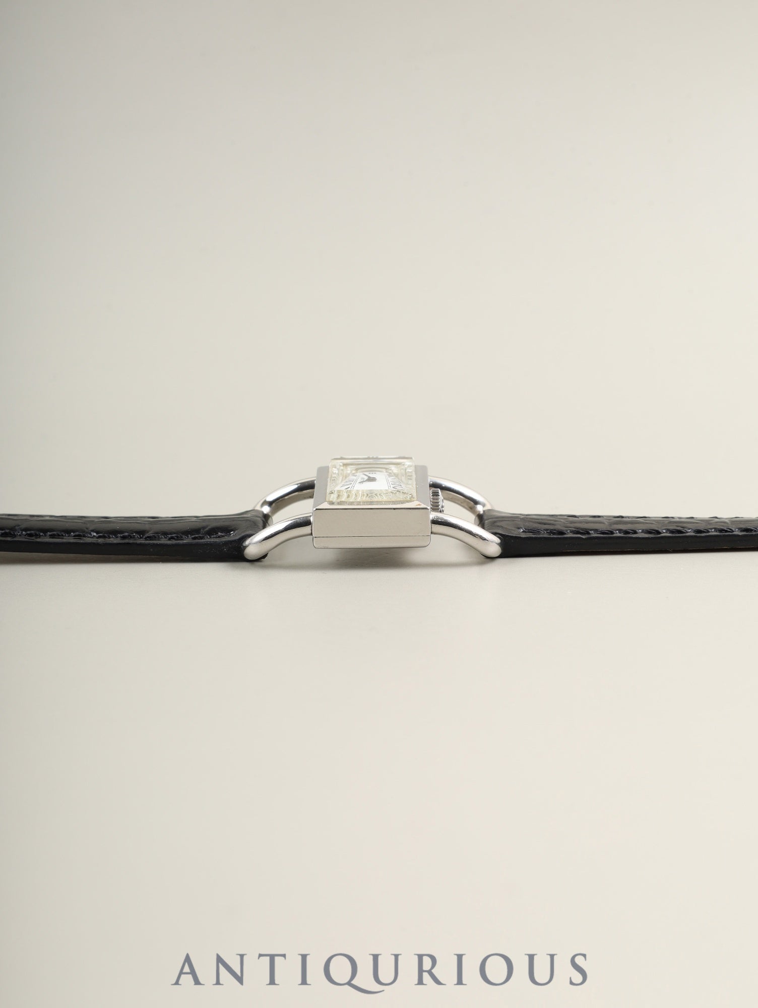 Jaeger-LeCoultre Driver's Watch Etrier 1671.42 Hand-wound SS Leather Original Pin Buckle (SS) White Dial Overhauled