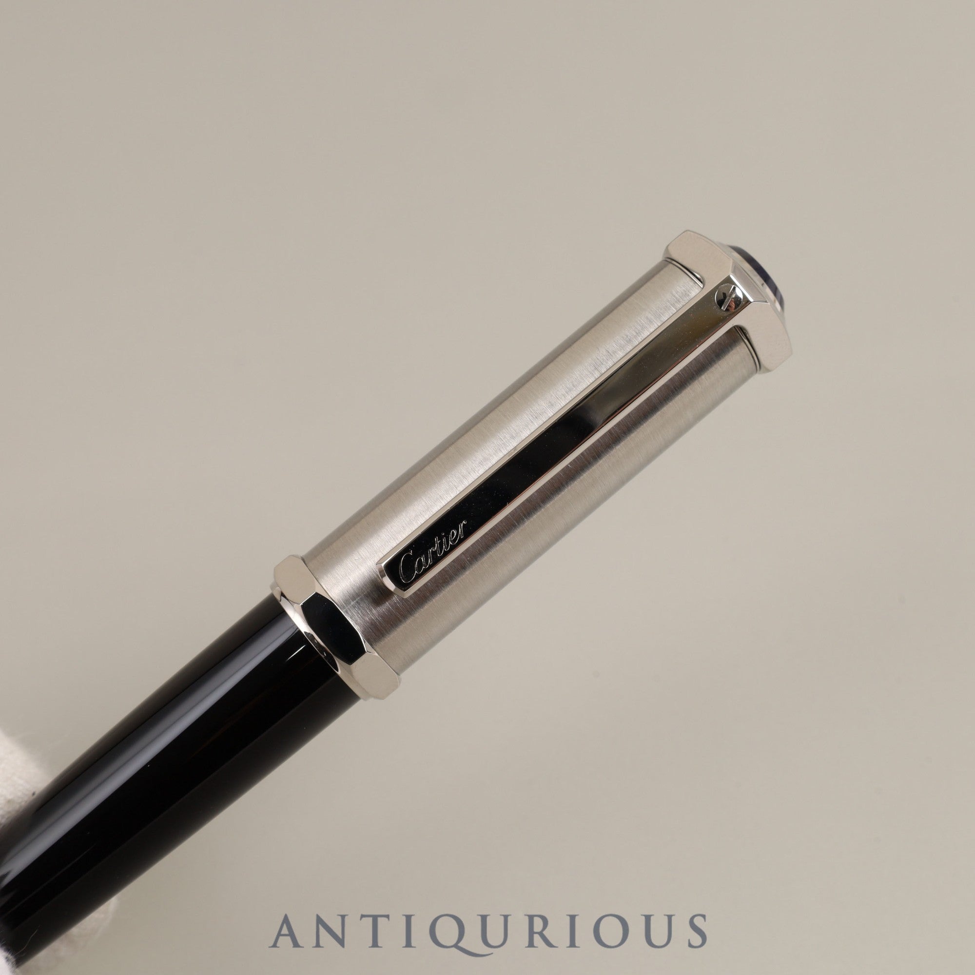 Cartier ballpoint pen Santos Dumont OP000159 Palladium 950 / Resin Box Case Warranty (2024)