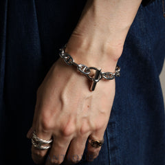 Hermès Chaine d'Ancre Bracelet, MM, 16 links, SV925, Margiela period