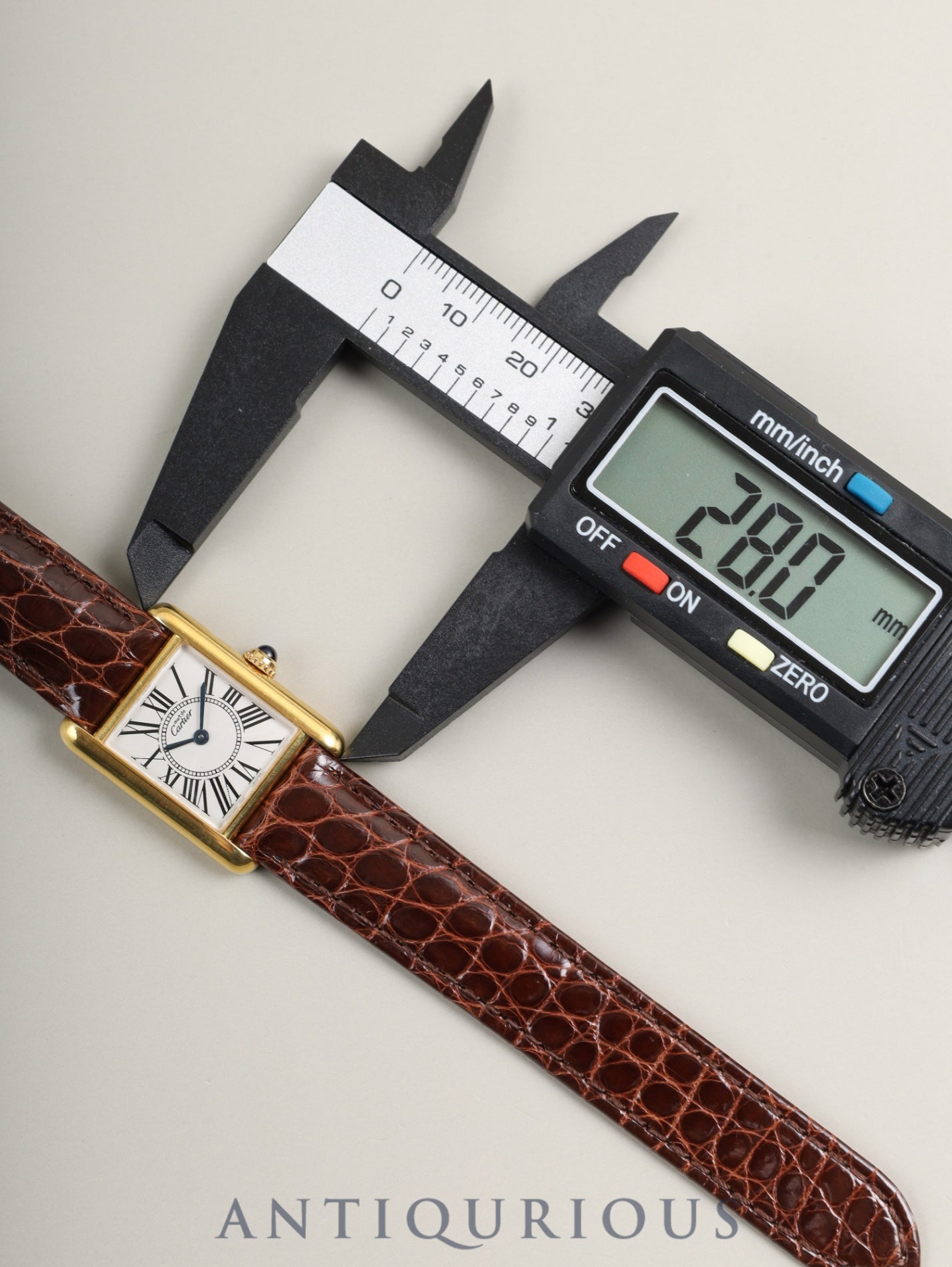 カルティエ マストタンク SM W1005554 / 5057001 クォーツ Cal.057  SV925 革  純正Dバックル（GP）オパラン文字盤（SWISS表記） 箱 冊子 保証書（1994年） オーバーホール済み 新品仕上げ済み