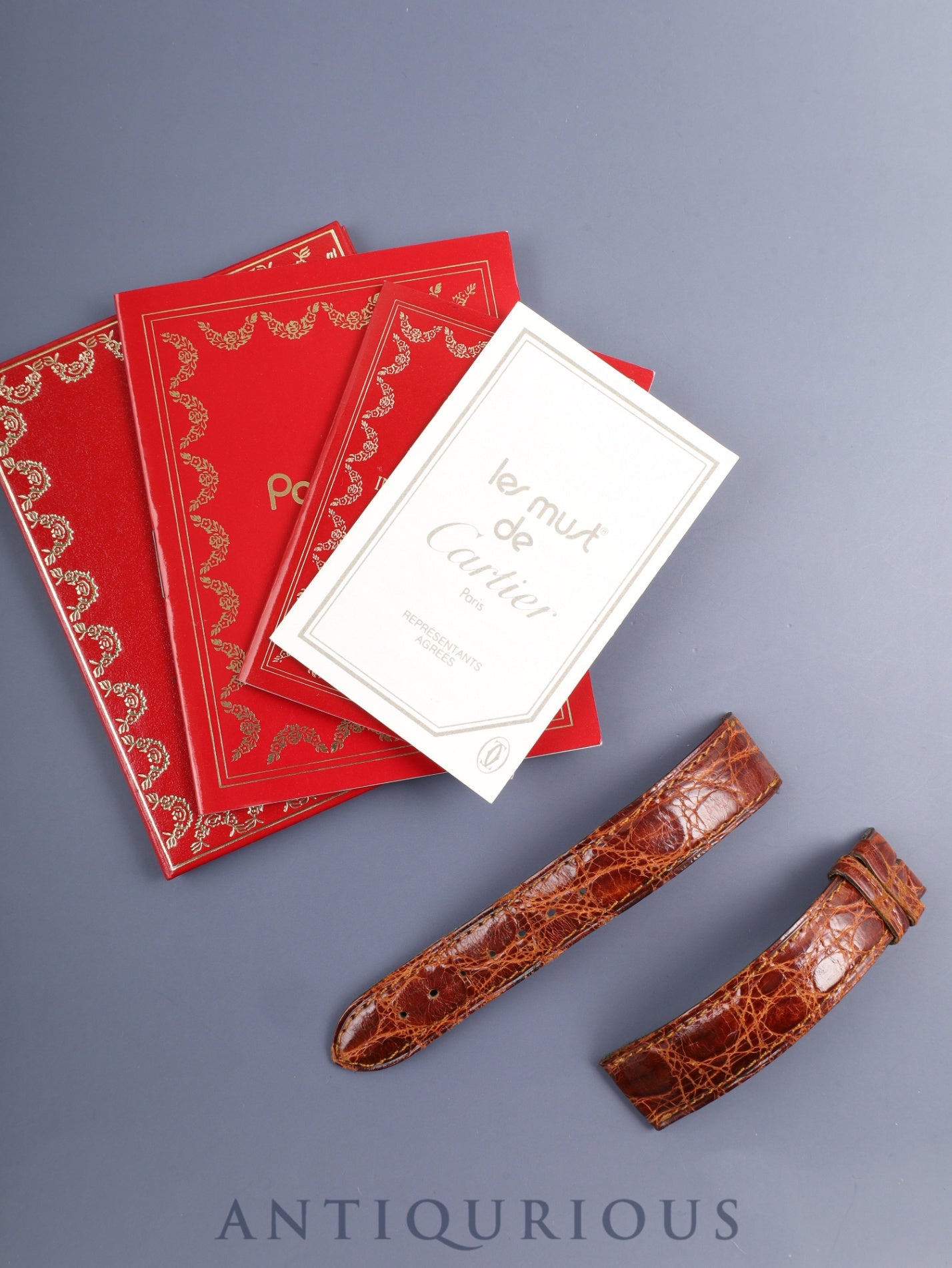 Cartier Must Tank LM 590005, Quartz, Caliber 690, SV925, Leather, Genuine GP Buckle, Ivory Roman Dial (SWISS Marking), Circa 1982-1995, Booklet, Warranty Card (1993), Cartier Repair Details (Complete Service / 2005), Overhauled