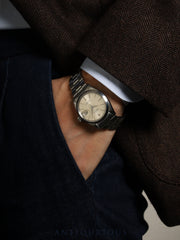 ロレックス オイスターパーペチュアルデイト 1500 自動巻き Cal.1560  SS SS シルバー文字盤 11番（1964年）オーバーホール済み