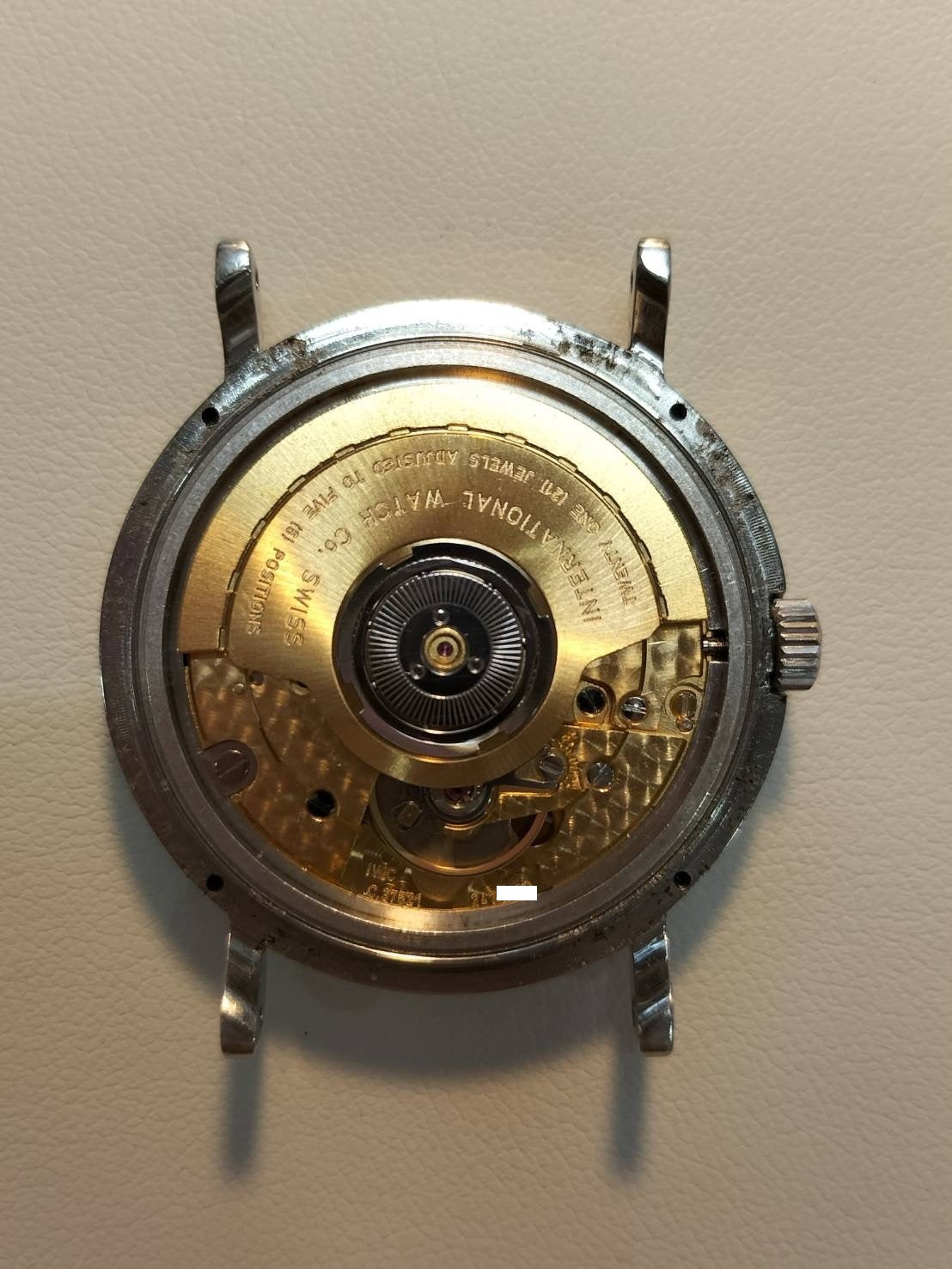IWC ポートフィノ 3513-1 自動巻き Cal.C.37521 SS 革 純正ピンバックル（SS）ホワイト文字盤（SWISS表記）オーバーホール済み アイダブリュシー