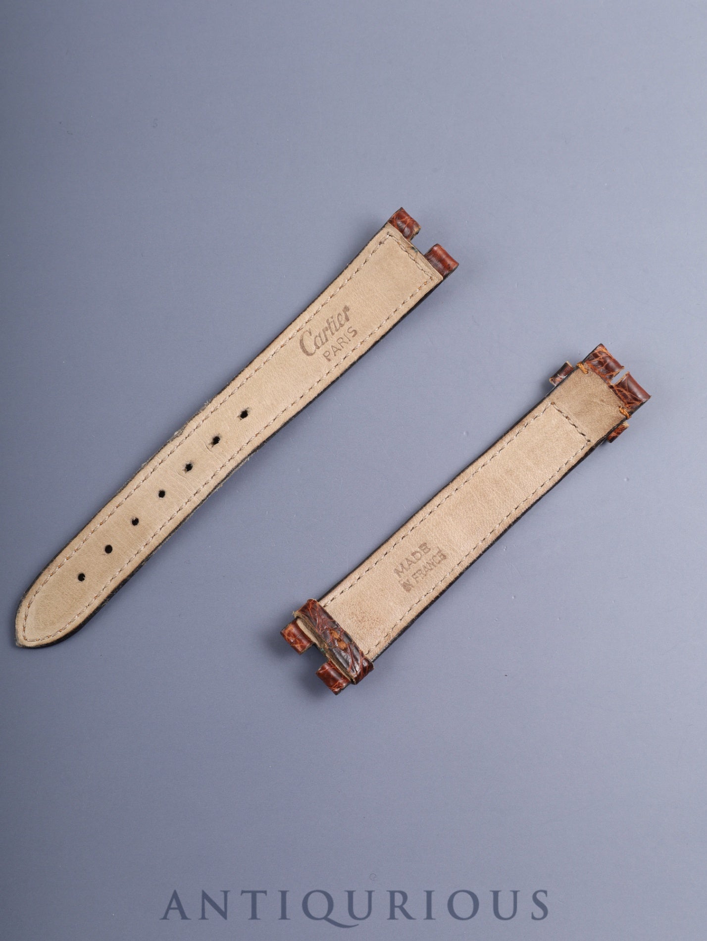 カルティエ マスト ヴァンドーム VLC LM W1001953 / 590003 クォーツ Cal.90 SV925 革 純正尾錠（GP） アイボリー4点ローマン文字盤 オーバーホール済み