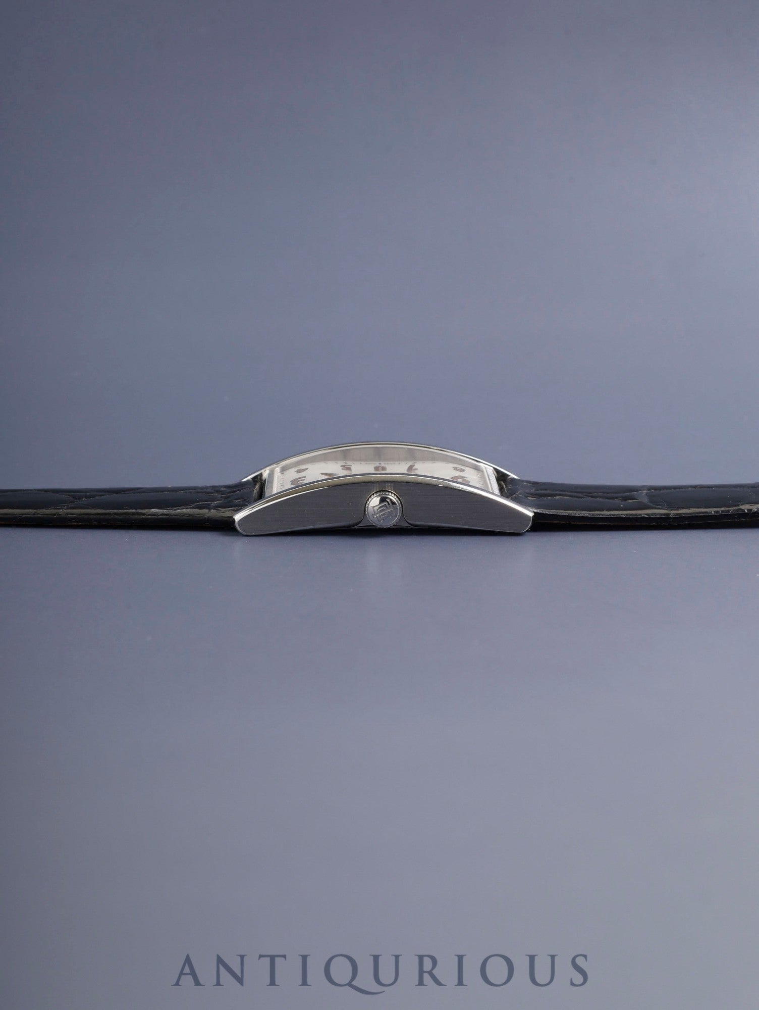 ティファニー イーストウエスト 36668636 クォーツ Cal.- SS 革 純正Dバックル（SS）シルバーアラビア文字盤 オーバーホール済み