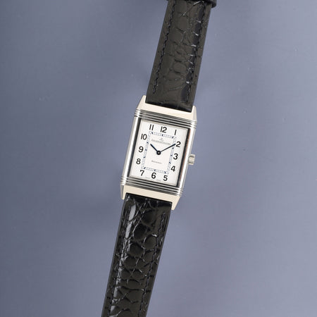 ジャガー・ルクルト レベルソ クラシック 252.8.86 / Q2508410 手巻き Cal.846/1 SS 革 純正バックル（SS） シルバーアラビア文字盤 オーバーホール済み