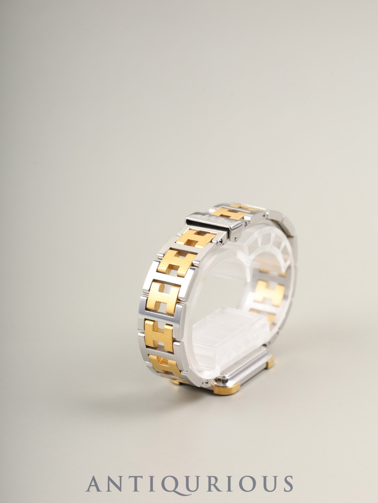 エルメス クロアジュール CR1.240 クォーツ Cal.976.001 SS/GP  SS/GP ホワイト文字盤 オーバーホール済み