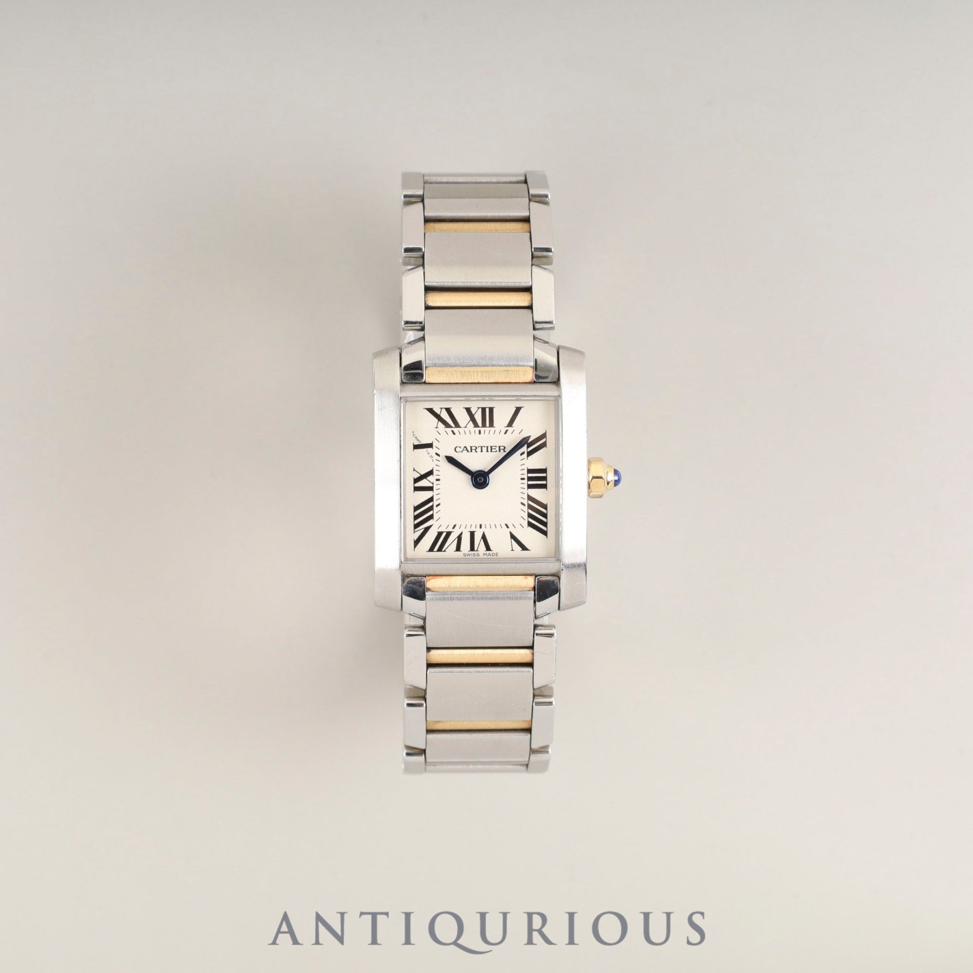 カルティエ タンクフランセーズ SM W51007Q4/3217 クォーツ Cal.057 SS