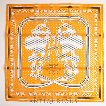 Hermes scarf Carre 55 ceremonial bridle SILK 100%