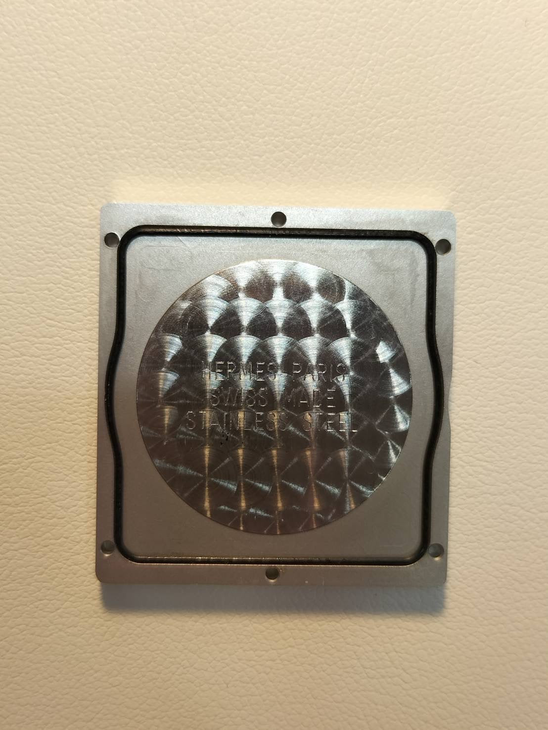 Hermes Cape Cod CC1.810 Quartz Cal.164111 Stainless Steel Leather Strap Original Buckle (Stainless Steel) Silver Arabic Dial Overhauled