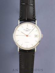 IWC ポートフィノ アイダブリュシー 3513 自動巻き Cal.C.37521 SS 革 純正尾錠（SS）シルバー文字盤 オーバーホール済み