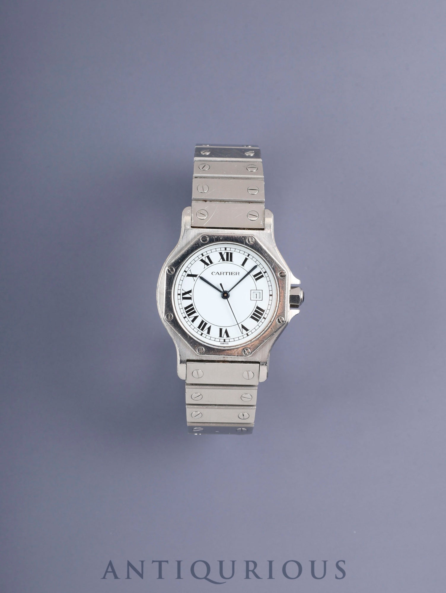 カルティエ サントス オクタゴン LM 2965 自動巻き Cal.2671 SS/SS SS