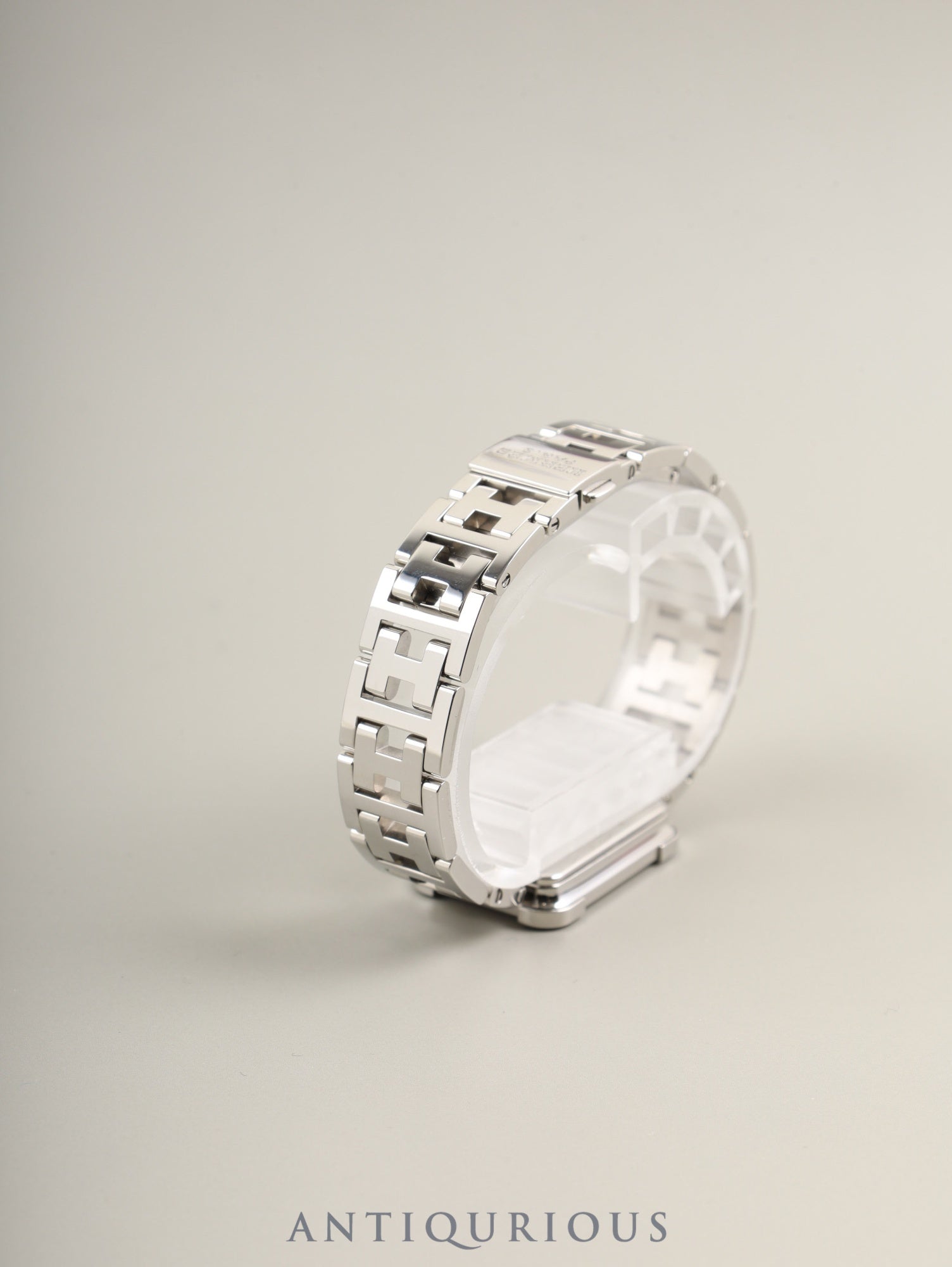 エルメス クロアジュール CR2.210 クォーツ Cal.976.001 SS SS ホワイトシェル文字盤  箱 保証書（2015年）オーバーホール済み